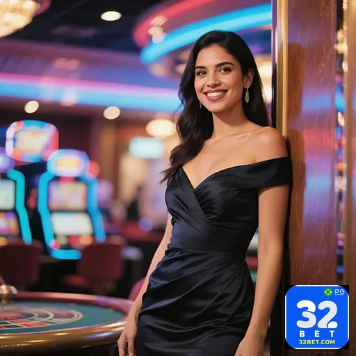 Jogador em celular com mesa de roleta, blackjack e bacará